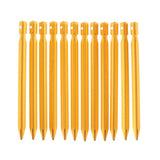 Maxbell Aluminum Alloy Tent Stake Three-Sided Y-Beam Design Tent Peg Tent Nail 12pcs