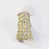 Max Pet Dog Raincoat Outdoor Rainy Day Wear 4 Legs Rain Jumpsuit Yellow L