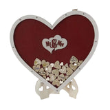 Maxbell Wedding Guest Book Wedding Drop Box Visitors Book for Graduation Decor