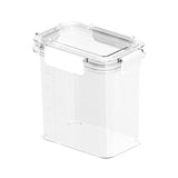 Maxbell Clear Airtight Food Storage Container with lock Lids for Cereal Rice 1.1L