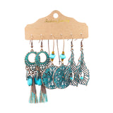 Maxbell Dangle Earrings Set Ear Stud Statement Earrings Tassel for Gifts Women Girls  Style E