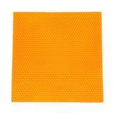 Maxbell 20x20cm honeycomb beeswax slice pieces for pillar candle taper DIY  orange