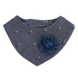 Maxbell Puppy Bandana Collar, Dog Bandage Scarf with Flower Pet Gift for Party Cowboy