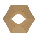 Maxbell Camping Lampshade Compatible Outdoor Lamp Cover for Kitchen Farmhouse Office Khaki