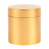 Max Small Metal Storage Box Coffee Tea Tins Canisters With Airtight Lids Gold
