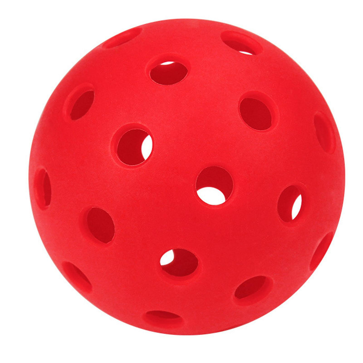 Maxbell Luminous Pickleball Ball Competition Ball 74mm Standard for Outdoor Courts Red