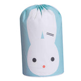 Maxbell Storage Bag Clothes Blanket Toys Container Bucket Organizer for Quilt Blue