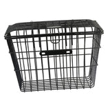 Maxbell Metal Wire Rear Bike Basket Easy Installation for Most Rear Bike Racks