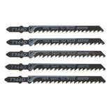 Max 5Pieces High Carbon Steel Saw Blades Curved Cut Tool T144D(Wool)
