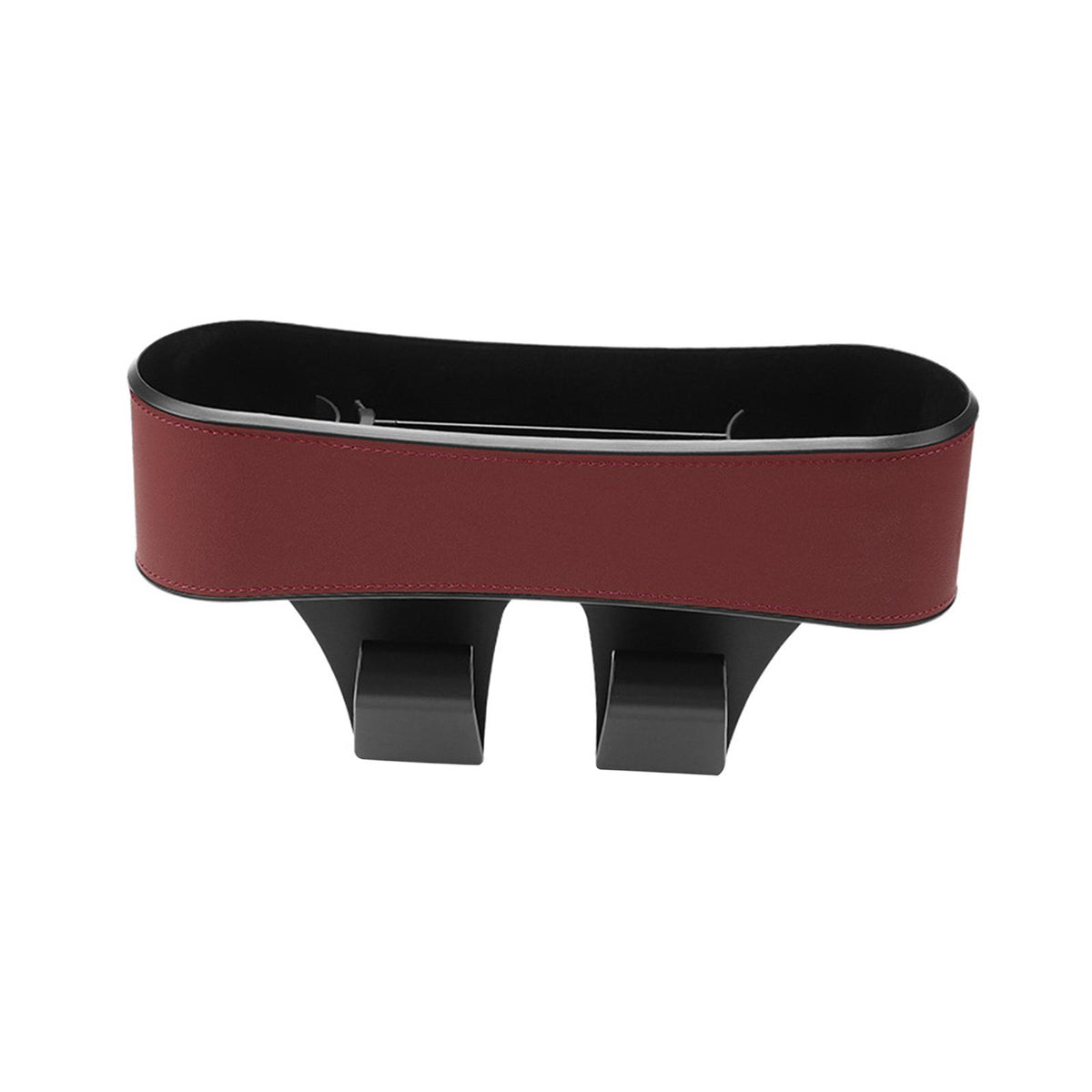 Maxbell Car Seat Gap Filler Organizer Storage Pockets for Keys Cellphone Wallet Red