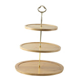 Maxbell Tiered Cupcake Stand Cookies Snacks Holder Multiuse for Party Home Wedding Three Layers