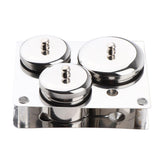 Max 3 Bottles Sanitizer Disinfectant Jar for Hair Nail Tools Sanitizing with Lid