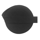 Maxbell 2cm Elastic Flat Bias Binding Tape Craft Clothing Sewing Braided Rope Black