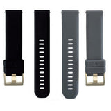 Max 2 Pieces Replacement Silicone Sport Band Strap For Garmin Vivoactive 3 20mm