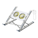 Maxbell Foldable Laptop Cooling Pad Stand Portable Adjustable for Table with Type C Cable
