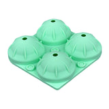 Maxbell 4-Hole Ice Ball Mold Whisky Soda Drinking Sphere Ice Mould Grass Green