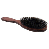 Maxbell Bristle Cushion Massage Brush Detangling Comb Hair Brush Dark Brown