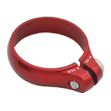 Maxbell Ultralight Bicycle Bike Seatpost Clamp Fixed Seat Post Tube Clip  Red	34.9