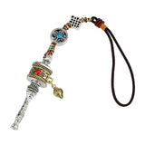 Maxbell Bag Pendant Key Charm Creative Decorations for Backpack Purse Unisex Style A