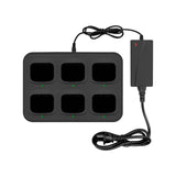 Maxbell 6-Way Charger Adapter for Walkie Talkie Two Way Radio for CP200 PR400 DP1400