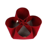 Maxbell Cat Tunnel Mat Cat House for Indoor Cats for Small Animals Puppy Rabbit Red