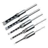Maxbell HSS Woodworking Mortising Chisel for Drill Press Attachments DIY Woodworking 5Pcs