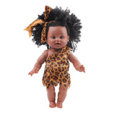 Maxbell 30cm Real Life Baby Boy Doll Vinyl African Infant Dolls Toy Girl 2