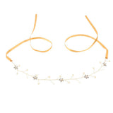 Maxbell Flower Rhinestone Crystal Wedding Headband Bridal Headpieces Style 3 Gold - Aladdin Shoppers