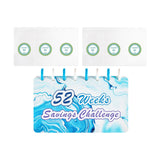 Maxbell 52 Week Saving Challenge Binder for Cash Saving Budget Binder for Girls Boys Color B