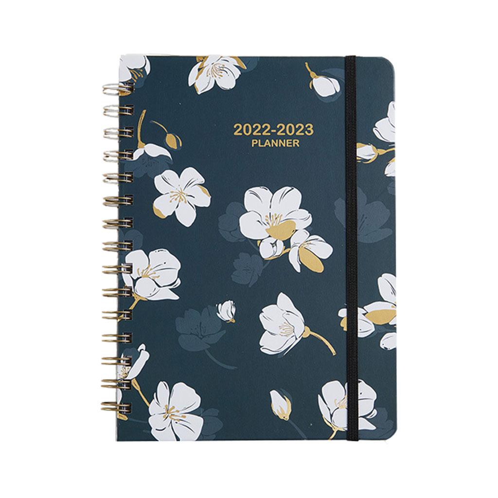 Maxbell 2022-2023 Planner Bloom Spiral Daily Planners for Passion/Goal Organizer platinum lovers