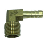 Max Brass Barb Hose Fitting 90 Degree Hose Barbed Connector  8mm Barbed