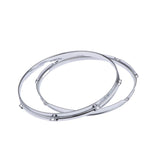 Max Zinc Alloy Die Cast Snare Drum Hoops Parts Accessories 2.5mm 14inch 8 Holes