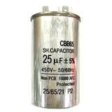 Max 1 Pc 450V25UF Motor Run Capacitor Home Air Conditioner Start Capacitor CBB65