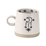 Maxbell 400ml Coffee Cup Drinking Cups Espresso Mug Retro for Yogurt Office Travel star B