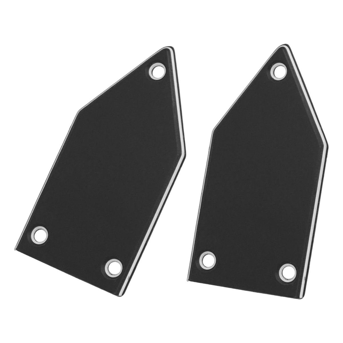 Maxbell 2 Pieces Neck Joint Board Durable Replace for Guitarist Bass Guitar Masters Style C