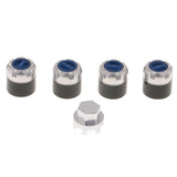 Max 4pcs Metal M4 10x10mm 1/10 RC Vehicle Fastener Nuts Wheel Rim Accessories B