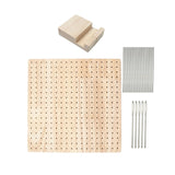 Maxbell Blocking Board Wooden with 20 Blocking Mats for Embroidering Weaving