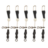 Max Maxb 5/10pcs Fishing Rolling Swivels Connector Hook Line Connector 5 Pieces