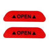 Maxbell 2Pieces Car Door Stickers Reflector Replacement Red