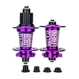 Maxbell Bicycle Front Rear Disc Brake Hubs Aluminium Alloy 32Hole Mountain Bike Hubs Purple MS
