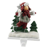 Maxbell Christmas Snowman Sock Hook Scene Layout Accessories for Bedroom Bookshelf D