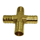 Max Brass Metal Pipe Coupler Adapter Male Thread Cross Connector 19mm