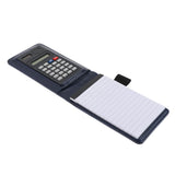 Max Faux Leather Waterproof Top Hardcover Notes Book with Calculator Dark Blue