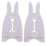 Maxbell Wooden Cute Rabbit Holder Desktop Stander Bracket For Phone White