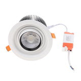 Maxbell Recessed Adjustable LED Downlight COB Ceiling Spotlight with LED Driver 20W