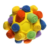 Maxbell Dog Sniff Ball Increase IQ Portable Puppy Playing Soft Dog Slow Feed Ball Style F