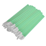 Maxbell 100pcs Disposable Lip Brush Lip Gloss Applicators Lipstick Wands Kits Green