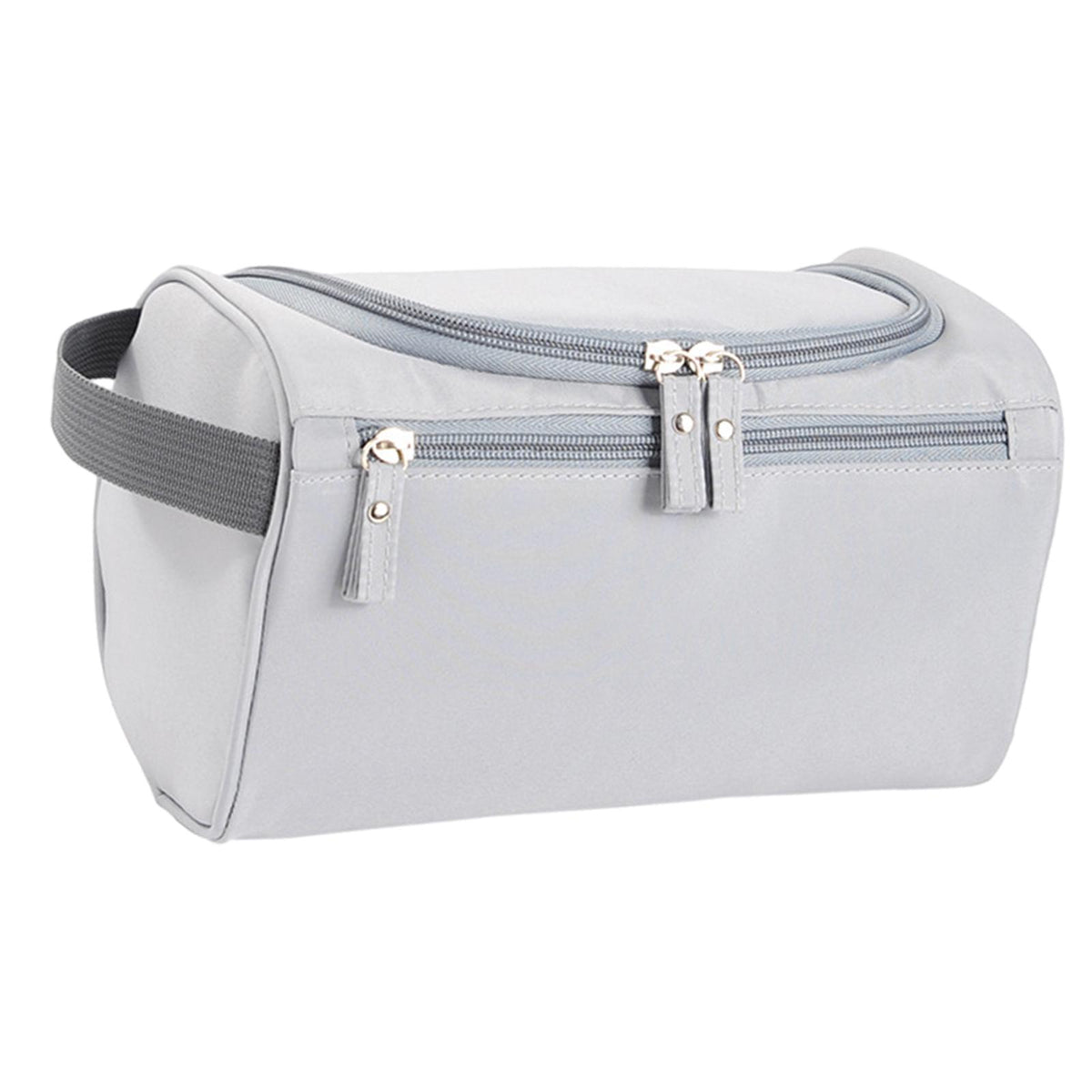Maxbell Travel Toiletry Bag Men Women Portable with Handle Large Capacity Makeup Bag Light Gray