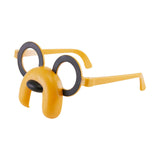 Maxbell Cute Children's Sunglasses Glasses Vintage for Party Kids Gifts yellow