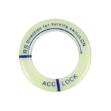 Maxbell Universal Ignition Switch Decoration Rings Glow in The Dark luminous Blue